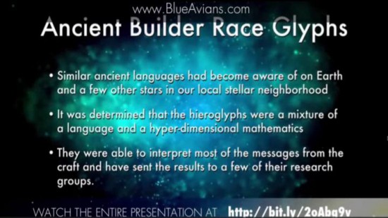 Ancient Builder Race Glyphs